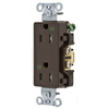 Hubbell Wiring Device-Kellems Commercial Specification Grade Style Line Decorator Duplex Receptacles DR15WRTR